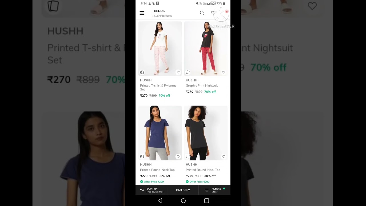 Hush Brand Women Night wear haul at RS.210/--AJIO Sale..Hurry up