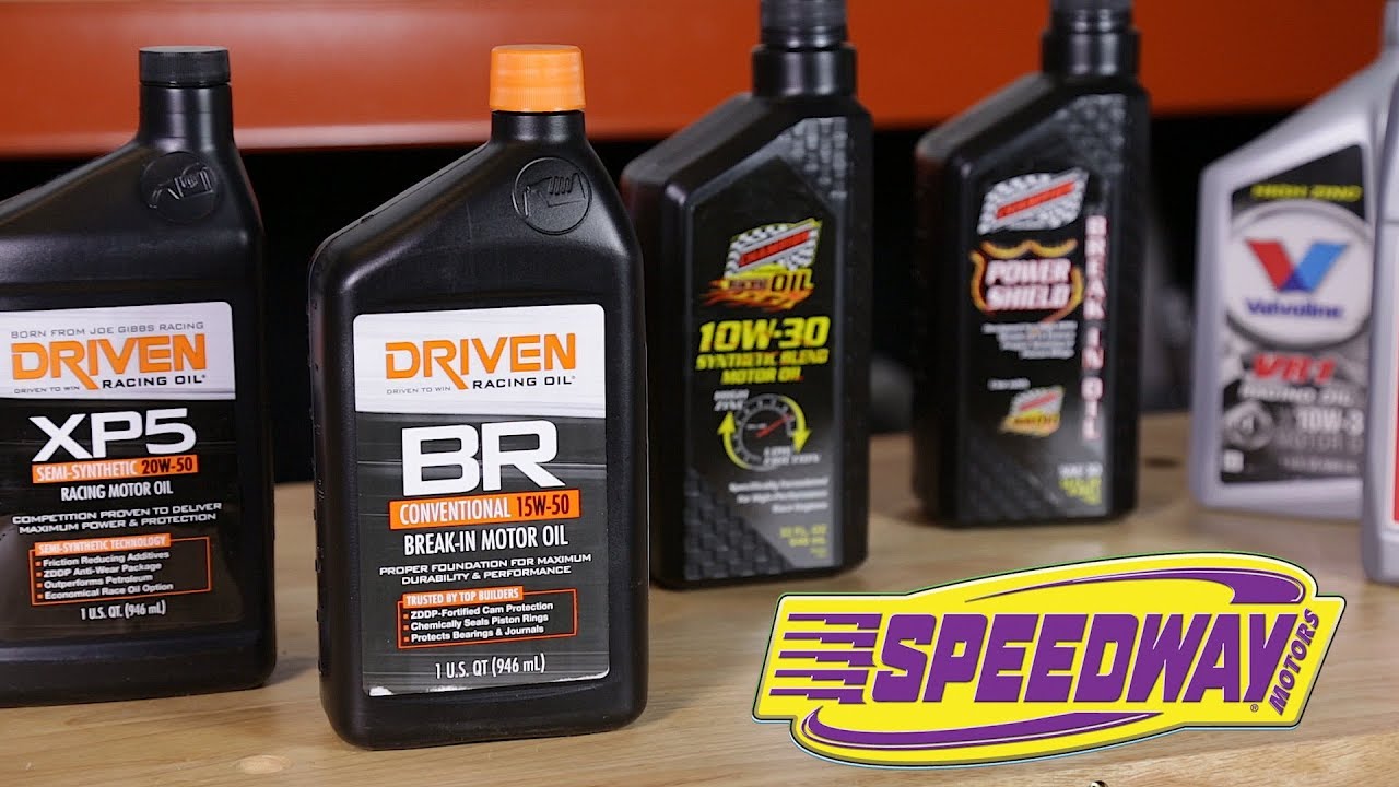 Speedway Tech Talk - How To Choose The Correct Motor Oil For Your Application