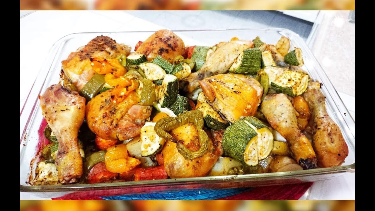 Pollo al Horno con Verduras #cocinandoconsarita