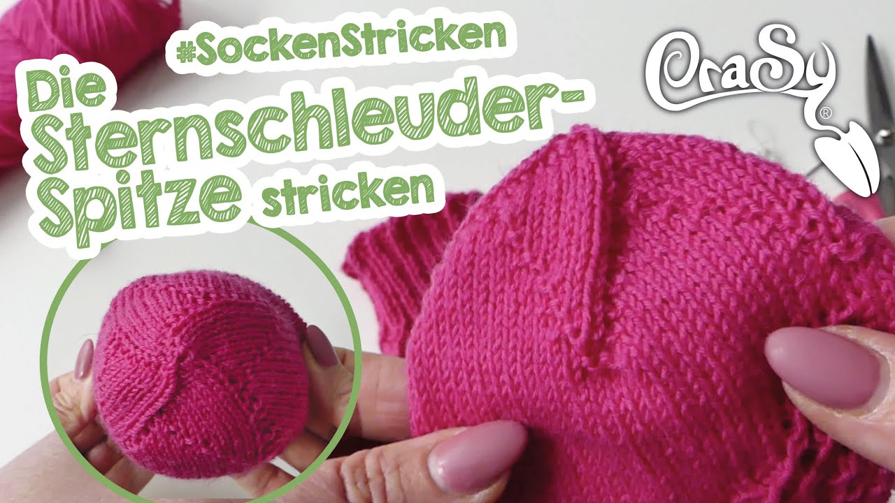 Die Sternschleuderspitze stricken /Schleuderspitze stricken