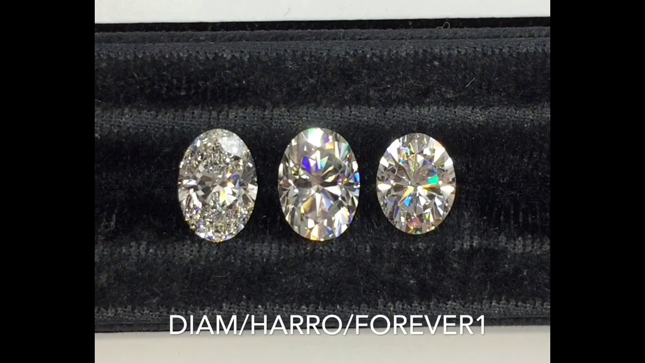 Diamond VS Moissanite (Harro and Charles & Colvard): Lauren B Loose Stone Education