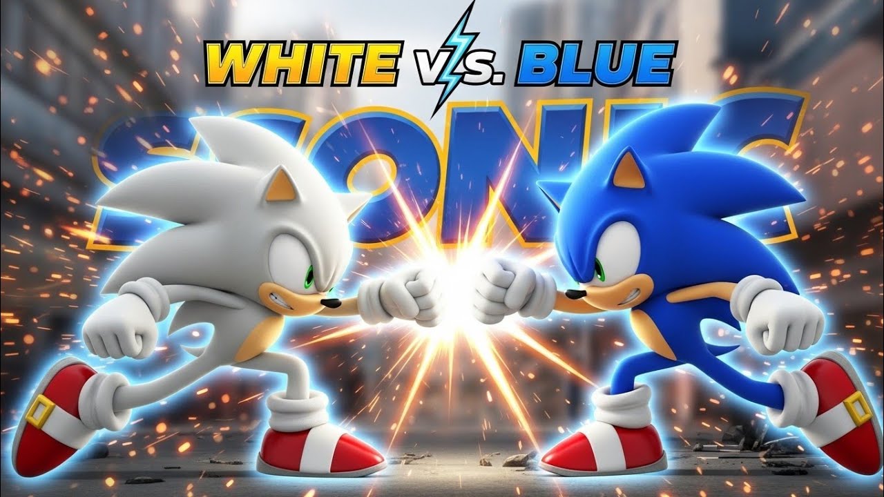 Sonic vs Dark Sonic ⚡ Ultimate Power Battle | Realistic AI Cinematic Movie