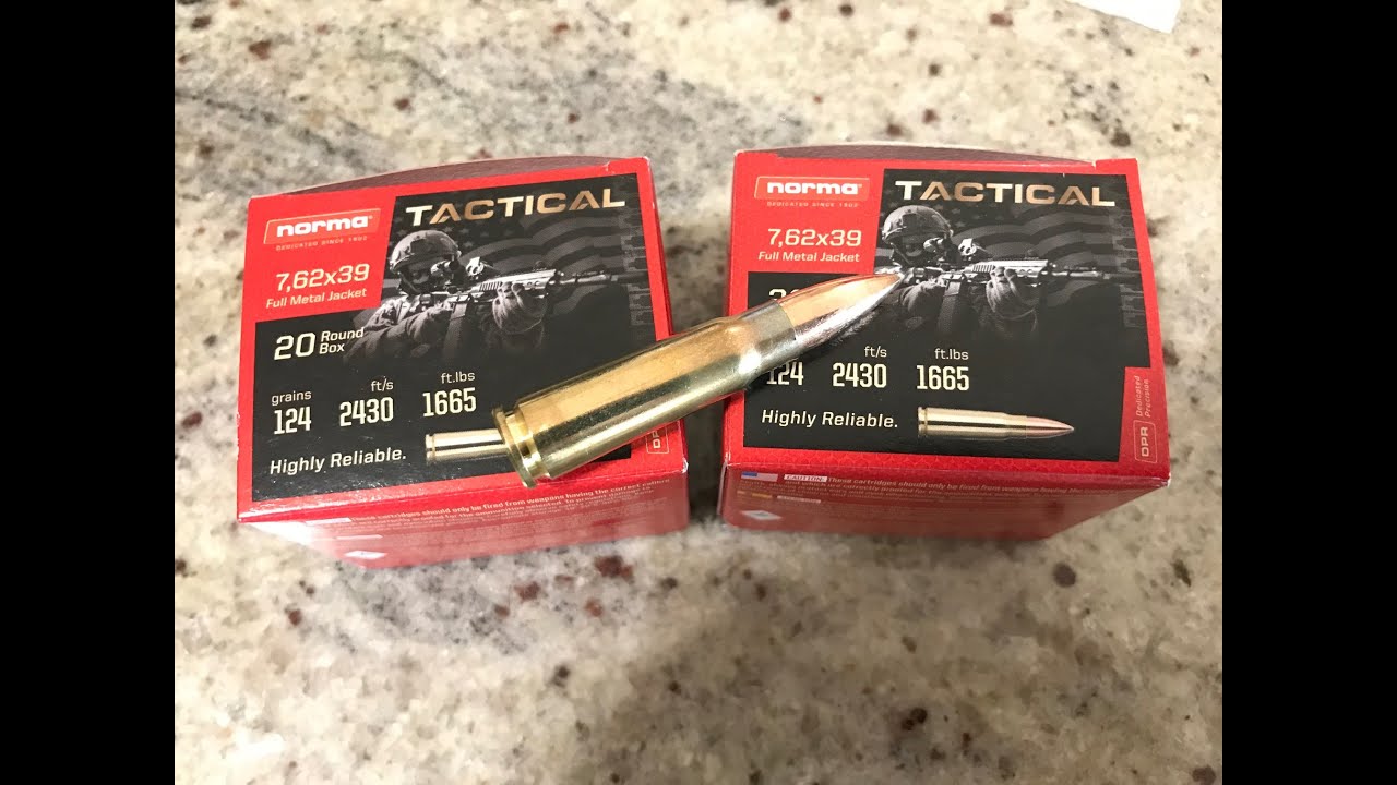 Испытание дальности и точности стрельбы патронами Norma 124gr 7.62x39 в винтовках серии Ruger Ame...