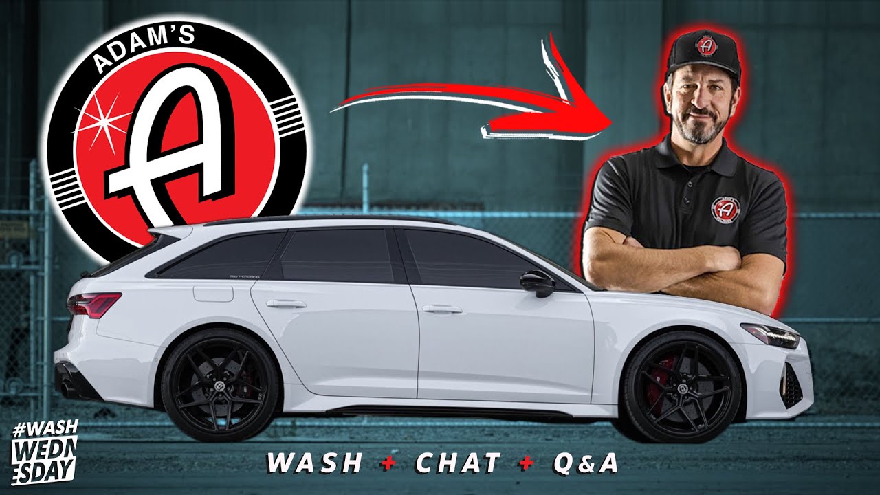 Мойка Audi RS6 Avant с помощью полиролей основателя Adam's Polishes!
