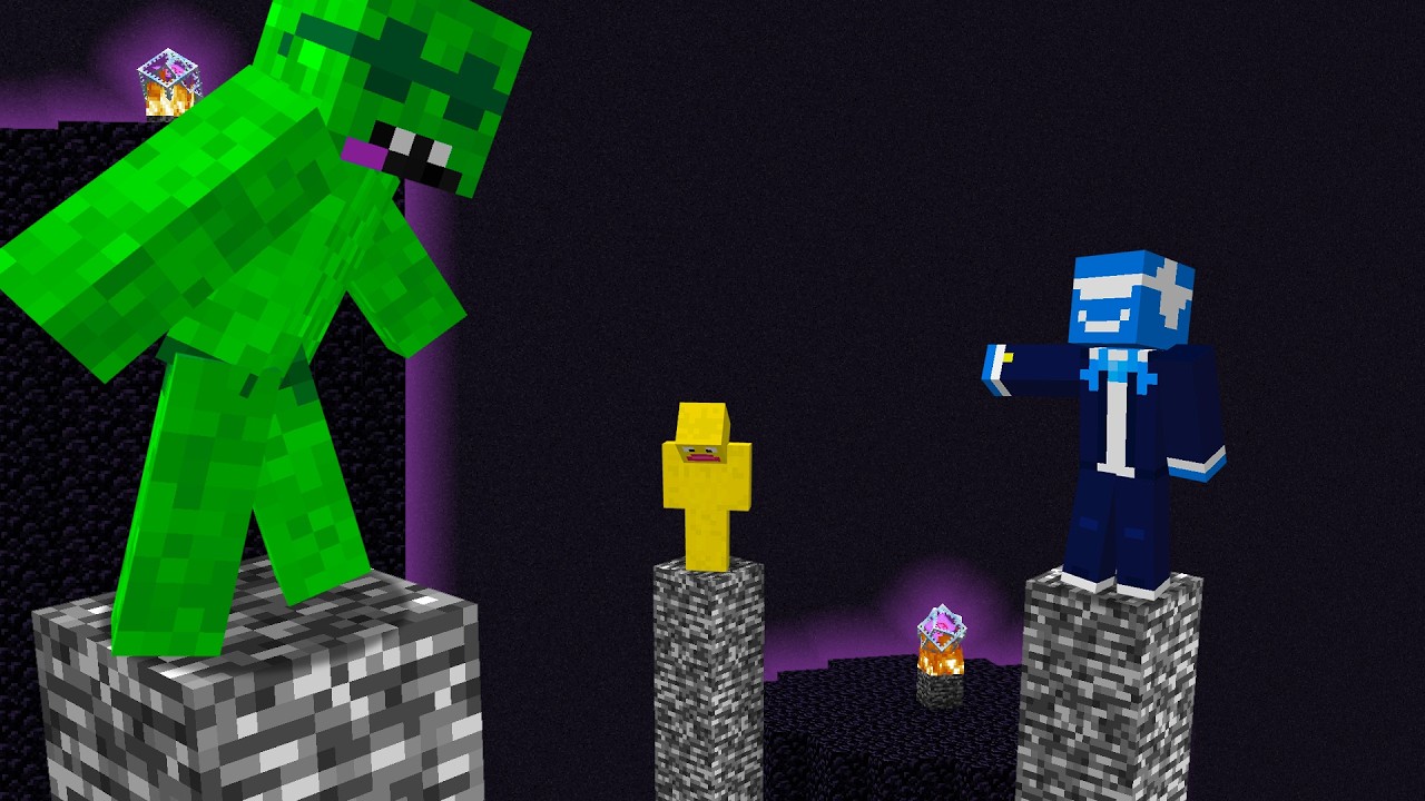 Игра со случайными предметами в &laquo;Энде&raquo; в Minecraft