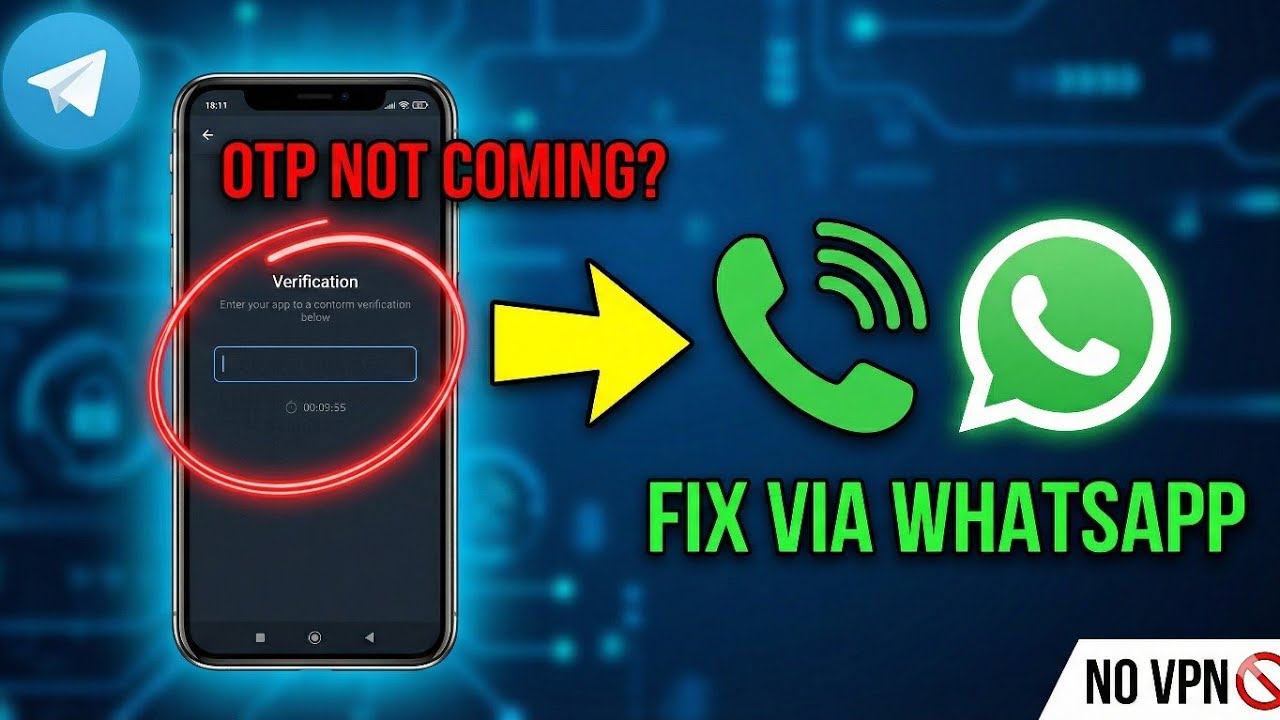 How to Fix Telegram OTP Not Receiving Problem (Call & WhatsApp Method)