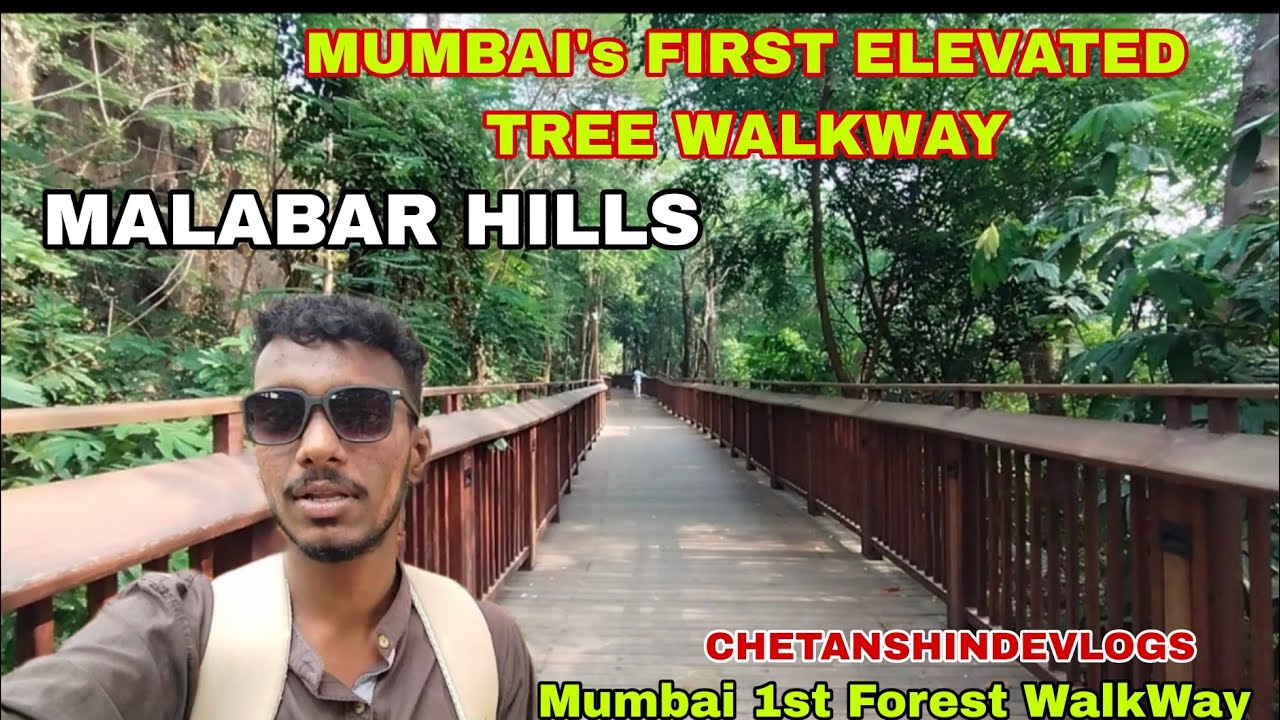 Mumbai's 1st Elevated Nature Trail Malabar Hill Singapore Style Forest Walk | Chetanshindevlogs 