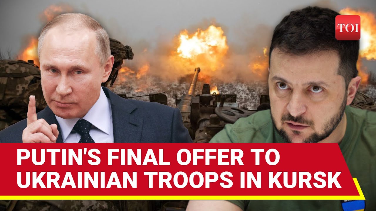 'Surrender Or...': Putin's Ultimatum To Zelensky's Men In Kursk; Kremlin Says Time Is Shrinking