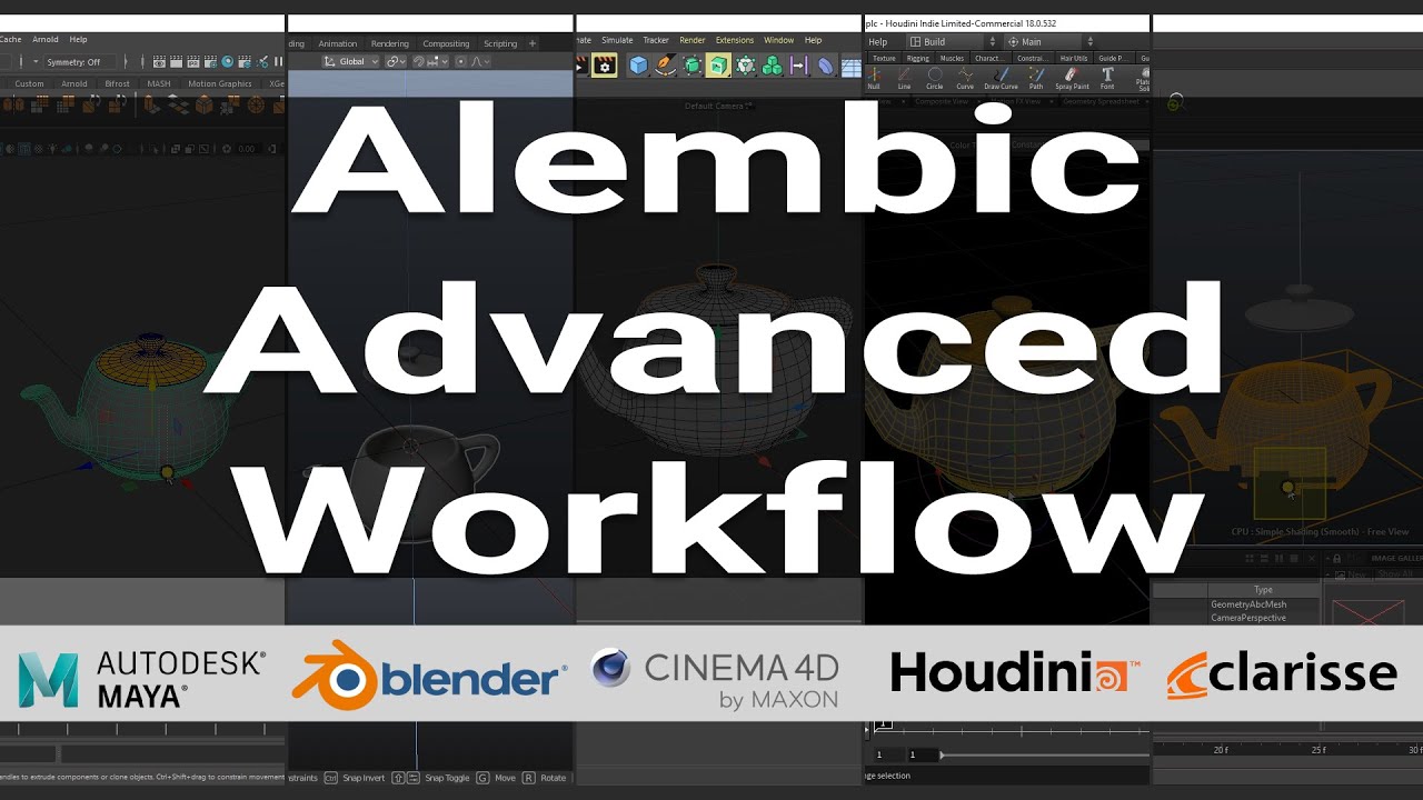 Advanced 3D Workflow using Alembic