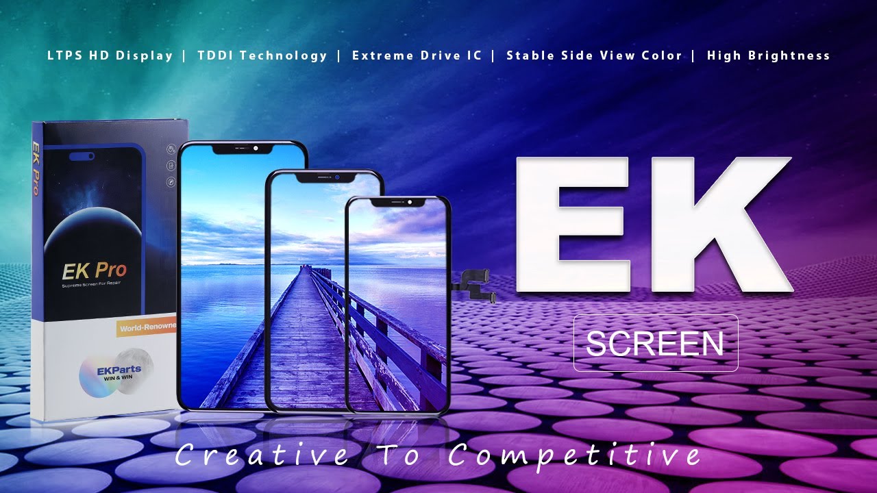 EK SCREEN - LTPS High Resolution, 6gen TDDI Tech, FocalTech Extreme Driving IC, High Saturation.....