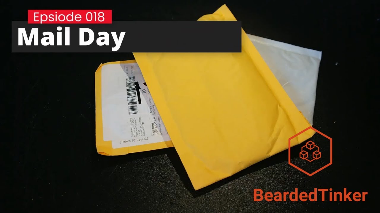 Mail Day #018 with BeardedTinker (Green screen, HDD case, LilyGo Higrow, cables, Stream deck)