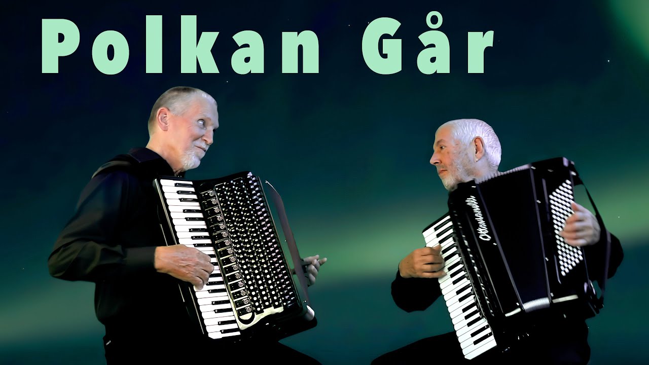 POLKAN GÅR - Traditional Swedish polkka Accordion music Dragspel Svensk polka Akkordeon LARS HOLM
