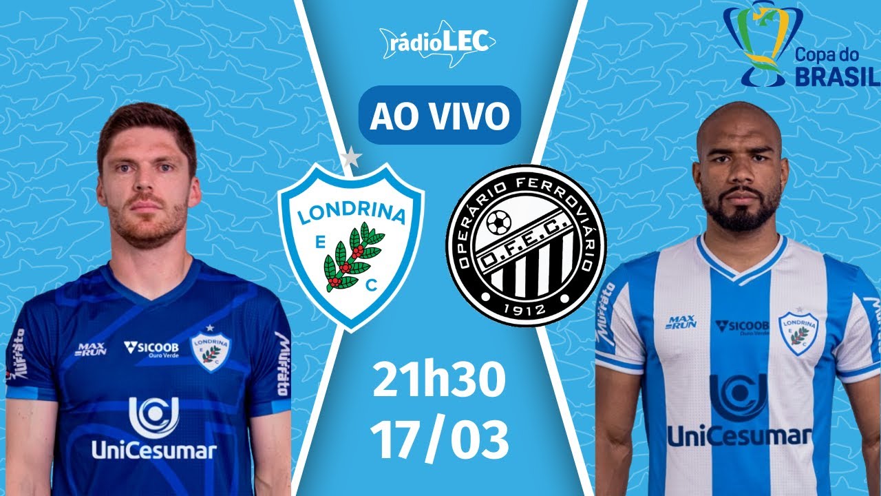 LONDRINA X OPERÁRIO AO VIVO DO ESTÁDIO DO CAFÉ | COPA DO BRASIL 2026 | JORNADA ESPORTIVA RÁDIO LEC