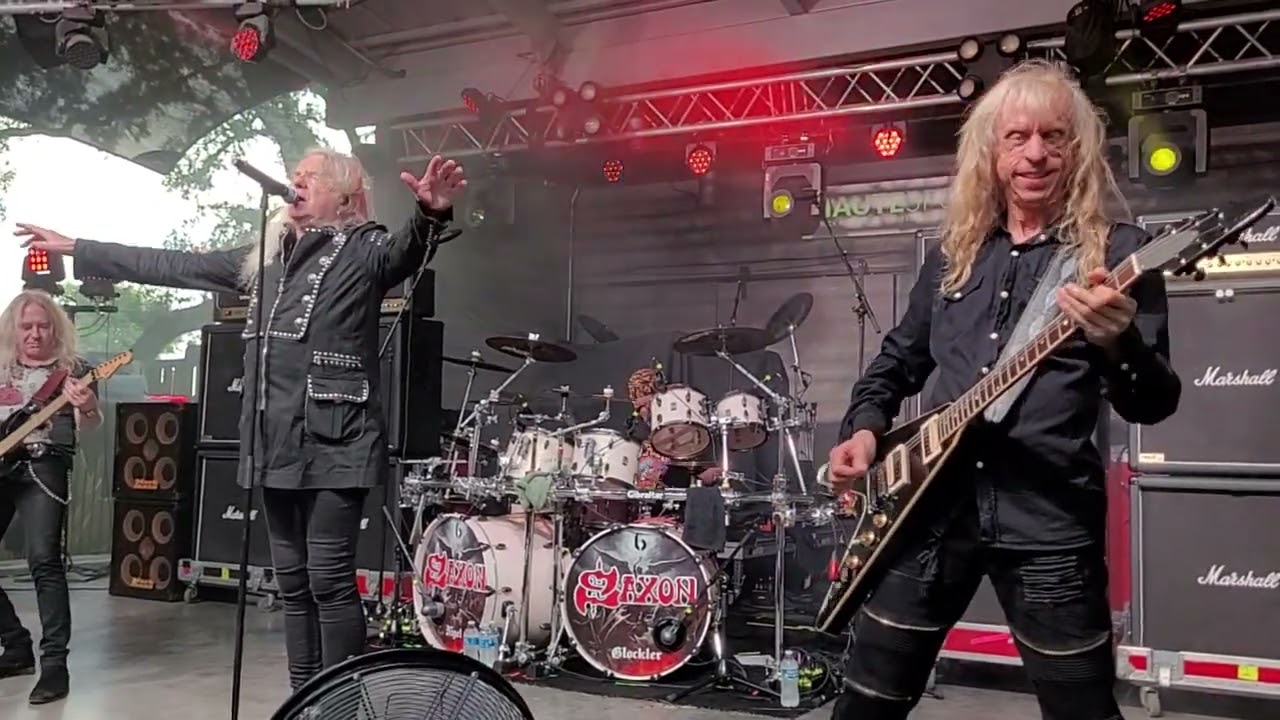 Saxon - Hell, Fire and Damnation - live at The Haute Spot, Cedar Park TX, May 27, 2024