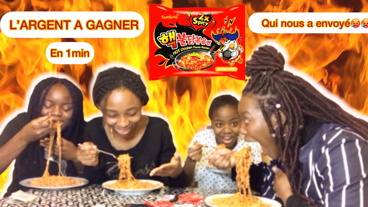 Challenge #1: ON TESTE LES PÂTES LES PLUS PIQUANTES🌶🥵🔥😱 (X2 Spicy Noodle) ça tourne MAL😂😂