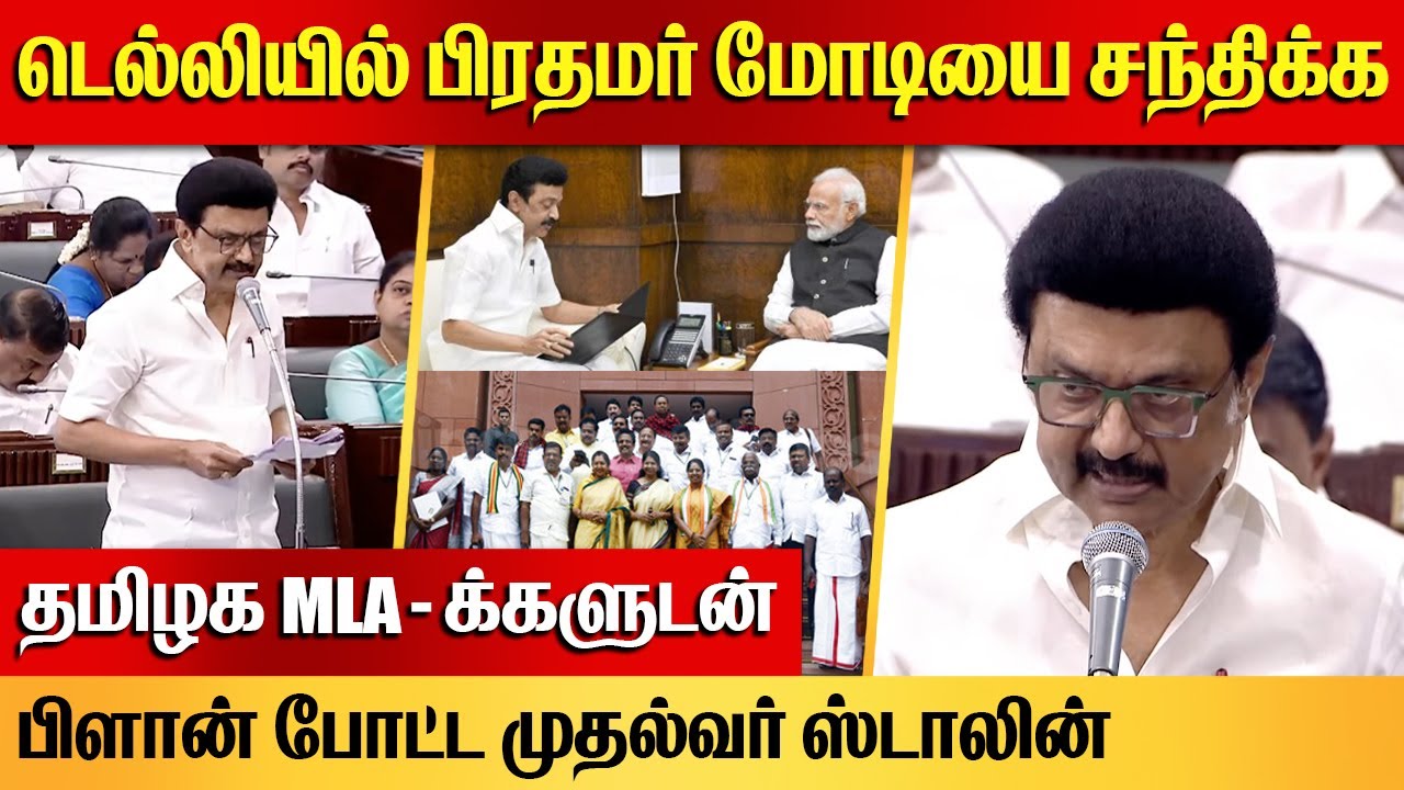 அதிமுக-வினருக்கும் நன்றி! | CM MK Stalin Assembly Speech | TN MP's Meet PM Modi | TN Assembly