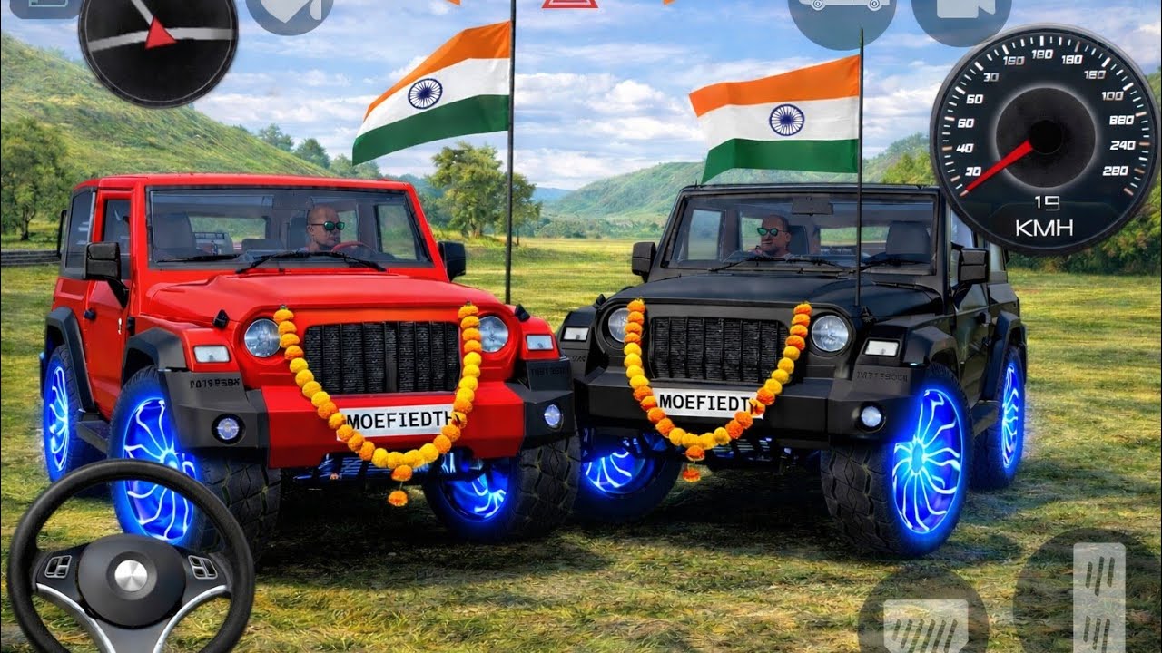 😱Indian Car Simulator 3D Gameplay | Realistic Indian Roads | Car Mods & Fun | Desi Vibes