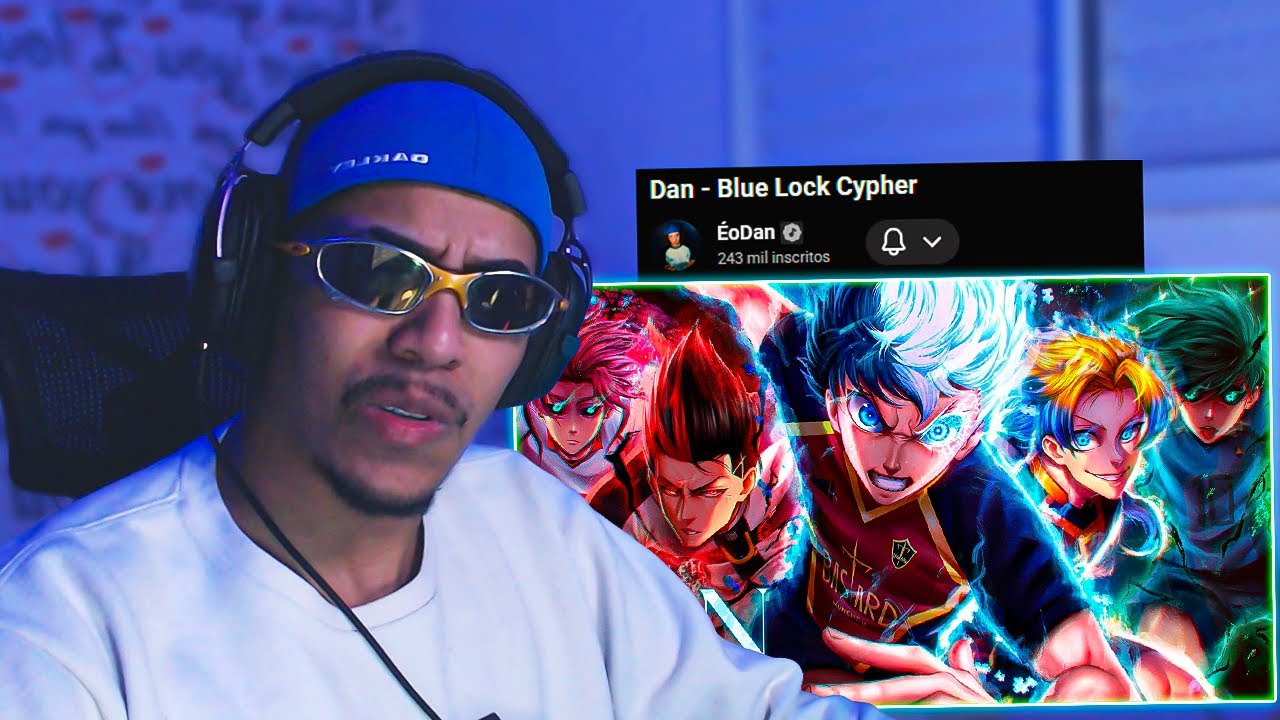 FIZERAM O MELHOR SOM DE BLUE LOCK E FORAM DORMIR - FUNKEIRO REAGE: Dan - Blue Lock Cypher