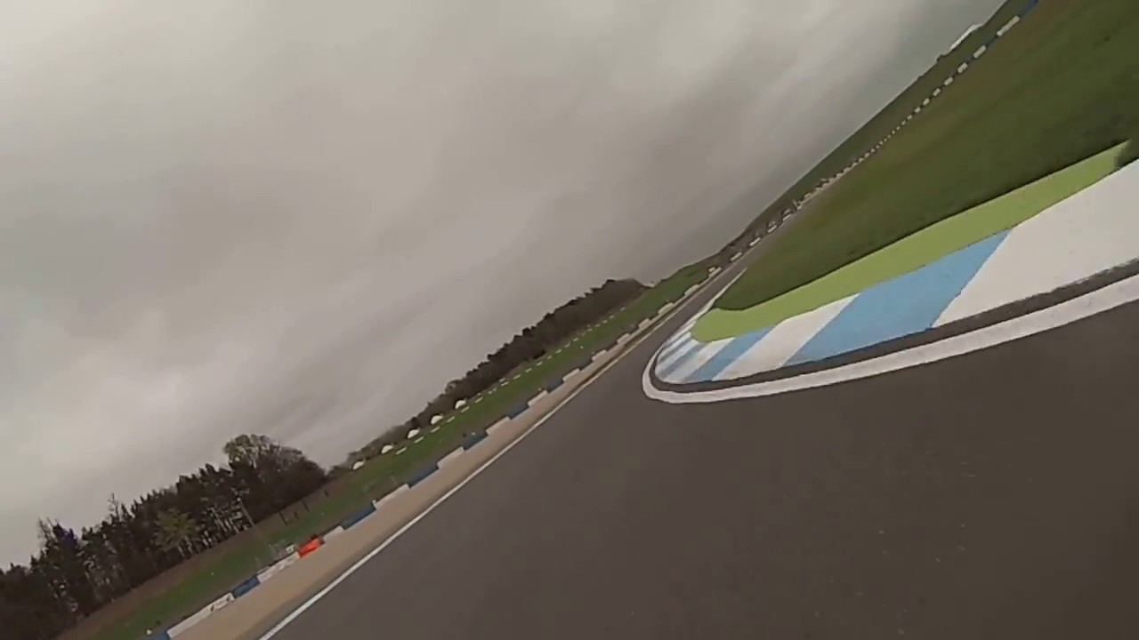 Brief encounter with a Honda 6 RC174 297cc at Donington Park trackday