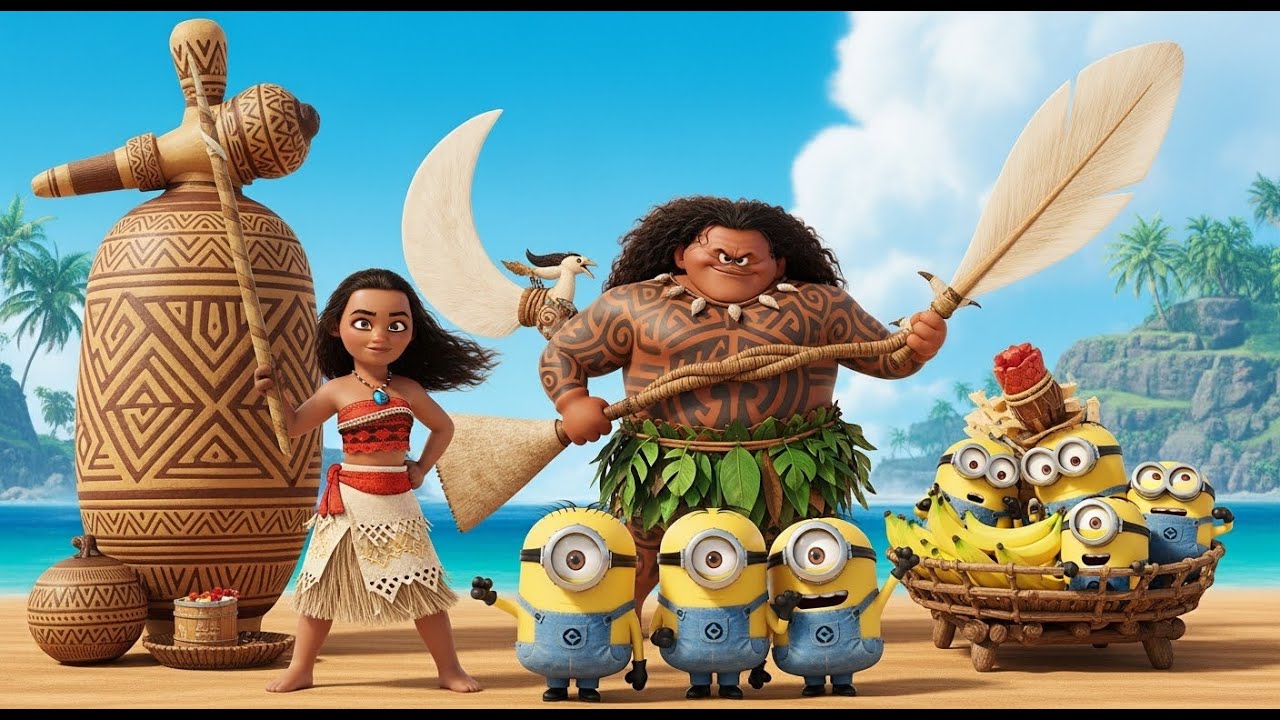 Minions and Moana: The Golden Banana Quest