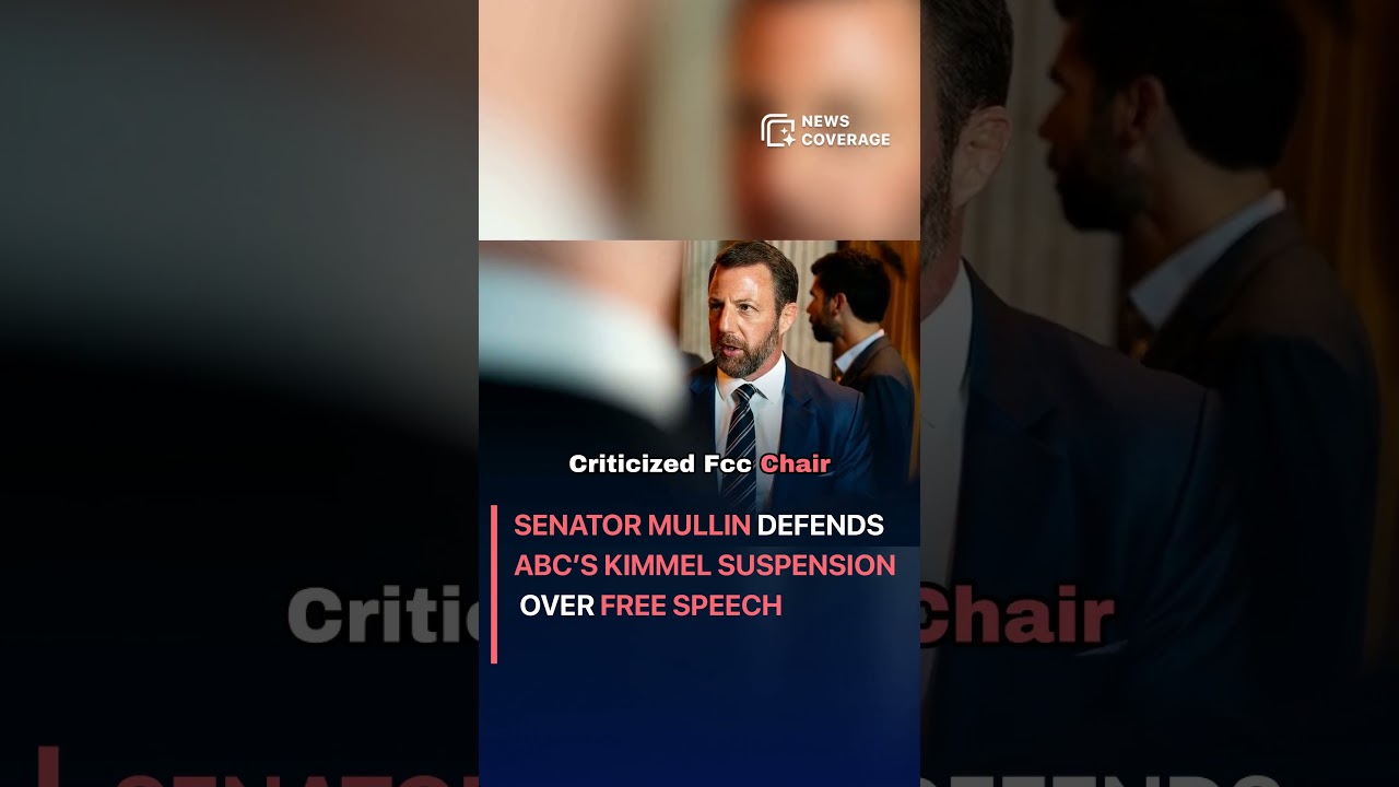 Senator Mullin Defends ABC&rsquo;s Kimmel Suspension Over Free Speech #politics