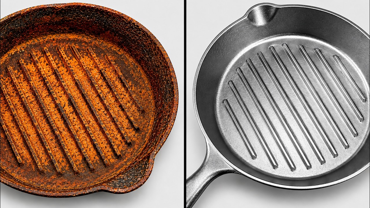 PUBG PAN Restoration - Cooking Juicy Pan in to a Rusty Steak