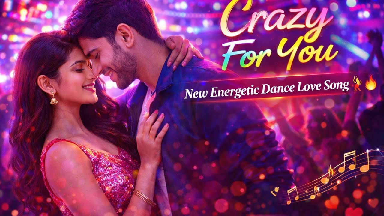 New Party Romantic Song 💃 | Crazy For You | Hindi Dance Track