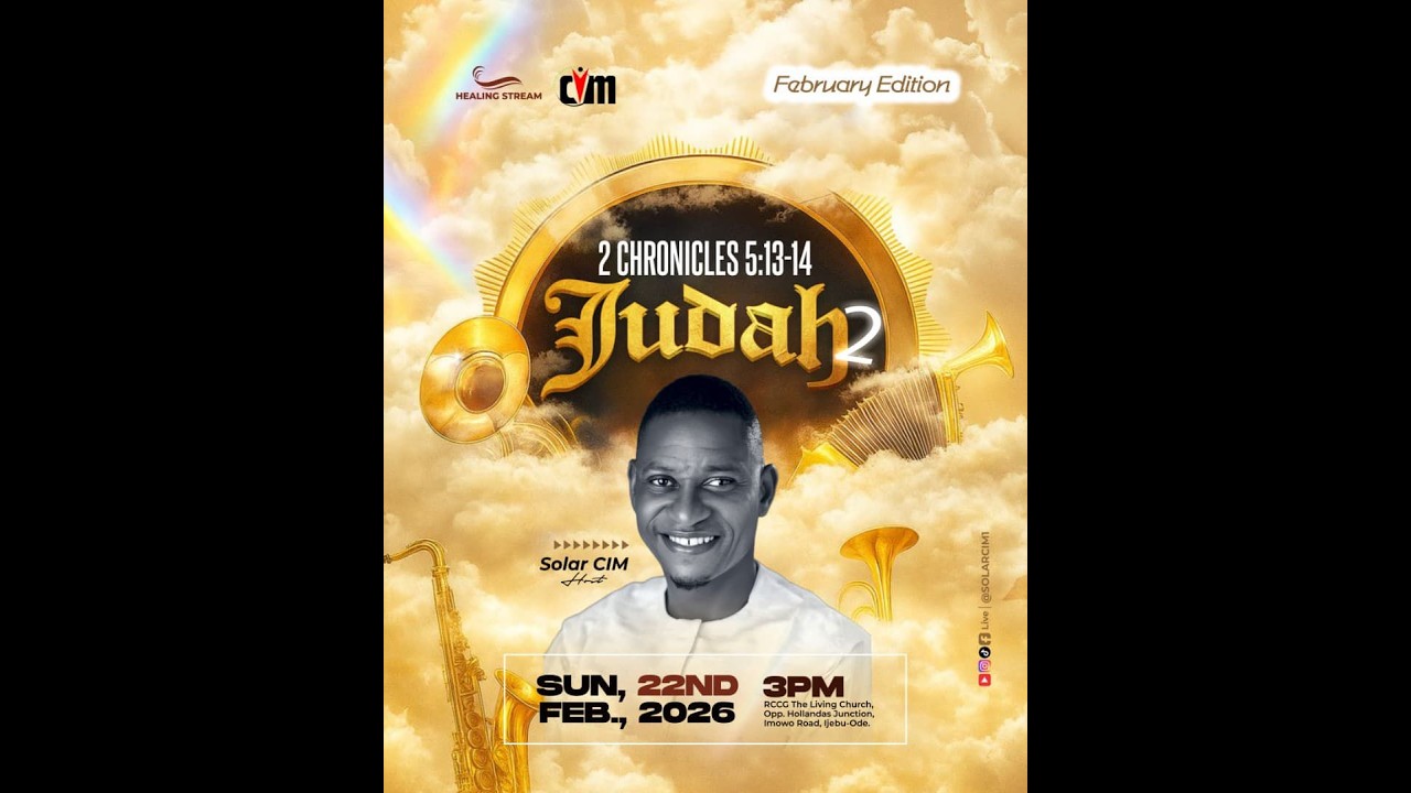 HEALING STREAM || THEME: JUDAH 2 || FEBRUARY EDITION || 22ND FEBRUARY, 2026