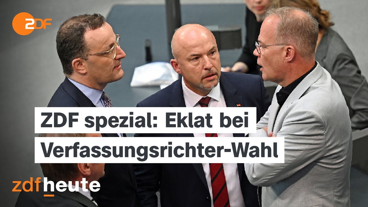 Koalitionskrise nach verschobener Verfassungsrichter-Wahl | ZDF spezial