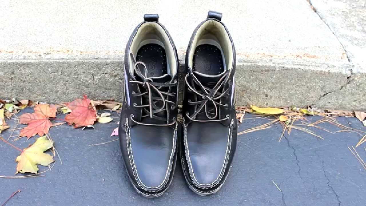 Fall Styles - Barneys X Sperry Top-sider - Wool Chukka Boots ON FEET