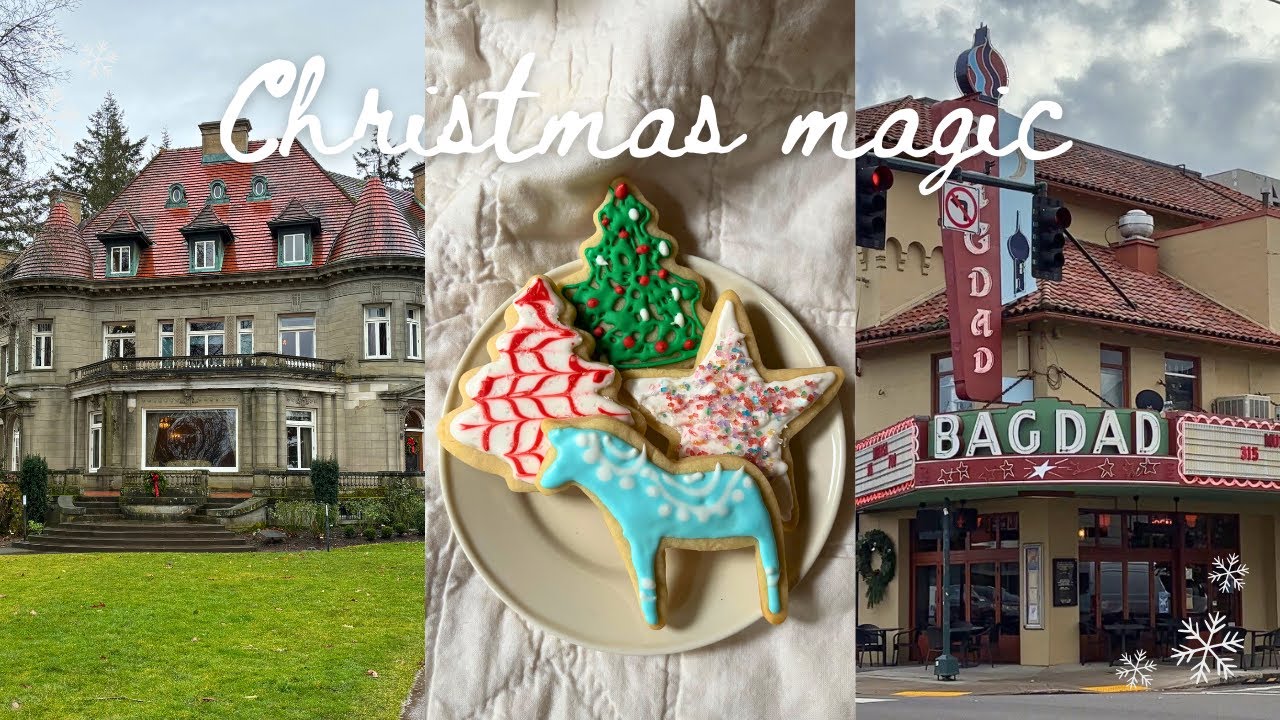 Christmas Magic: Lights, Cookies, Window Shopping and a Portland Mansion