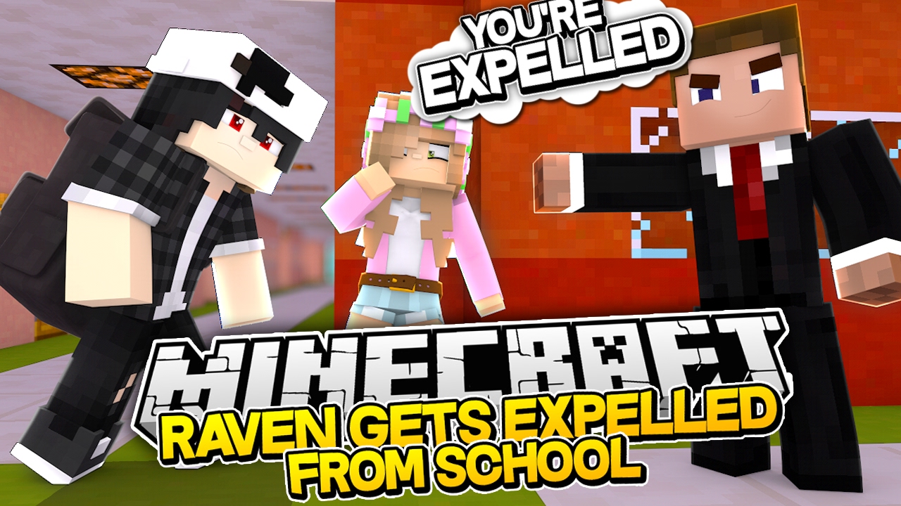 RAVEN GETS EXPELLED FROM SCHOOL! Minecraft Little Kelly (Custom Roleplay)