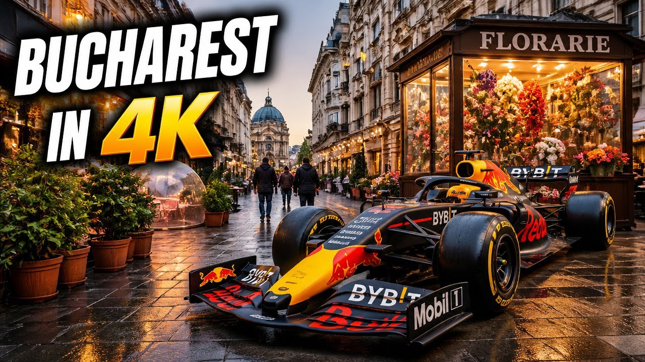 The Bucharest Dream Lipscani, Unirii Square & Canals in 4K