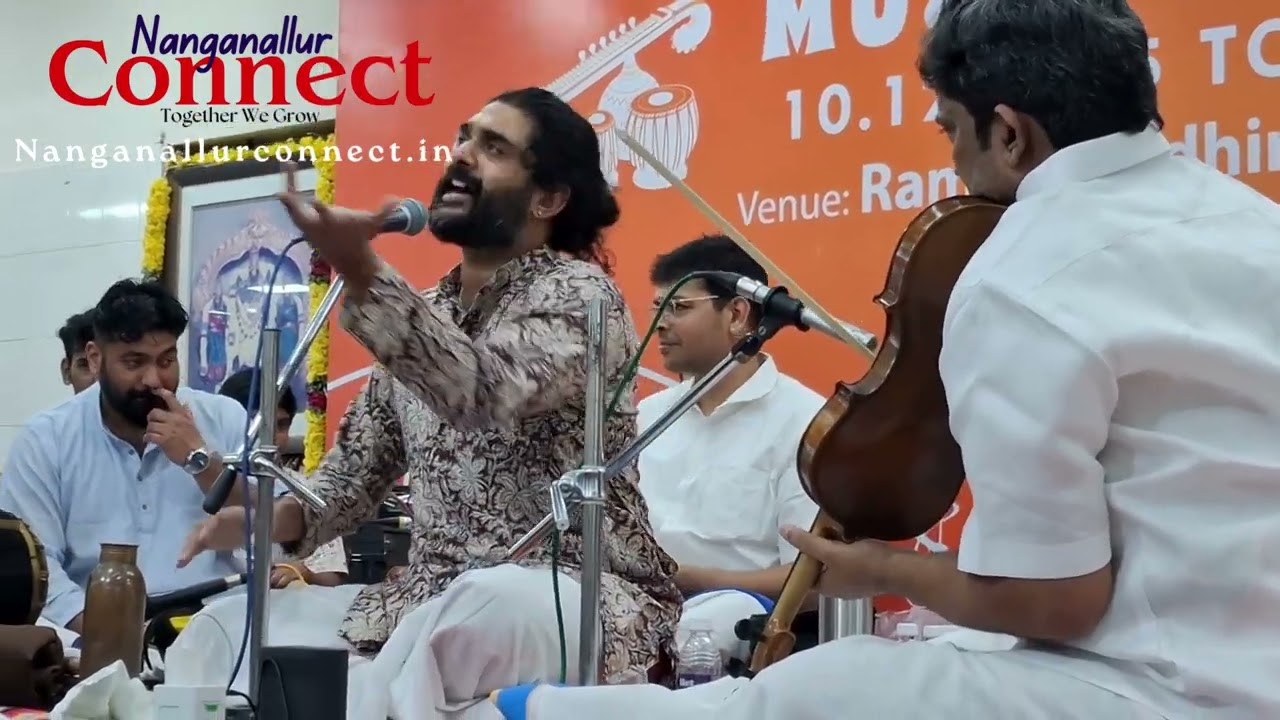 Sid Sriram Special Margazhi Concert in Nanganallur Part 1 | Nanganallur Connect