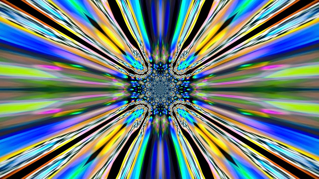 Trippy Hypnotic Color Tunnel Multi Effect Kaleidoscope