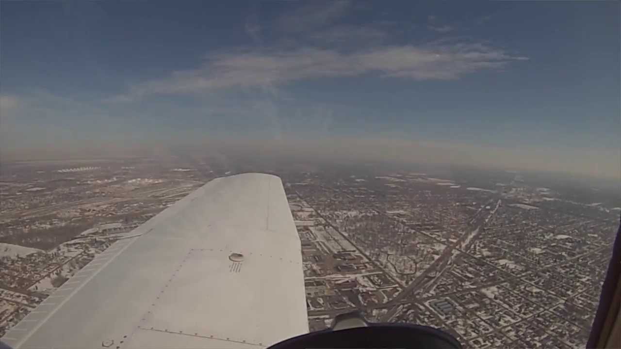 Chicago Skyline Flight: In Piper Warrior