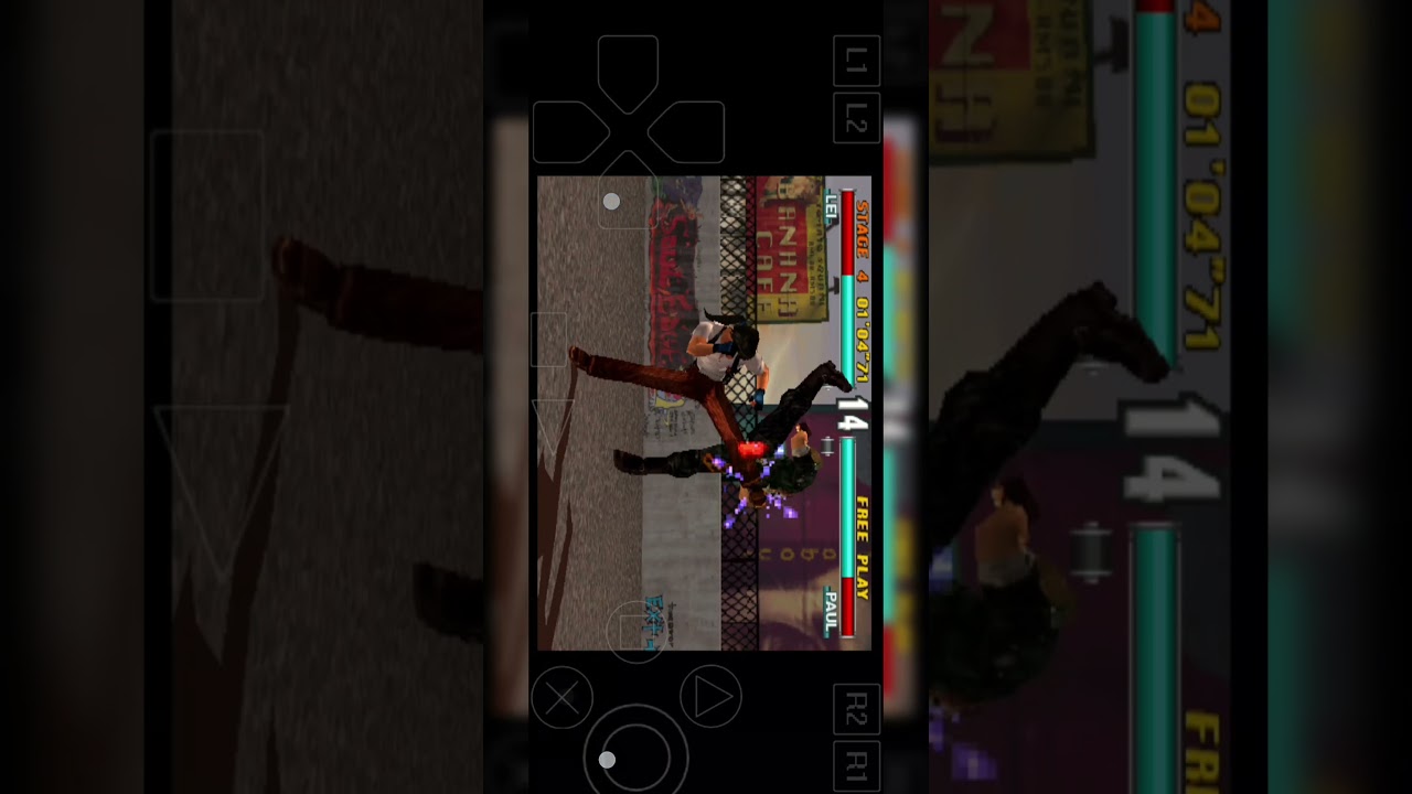 An intense battle between lei and paul #tekken #viralshorts #retrogaming