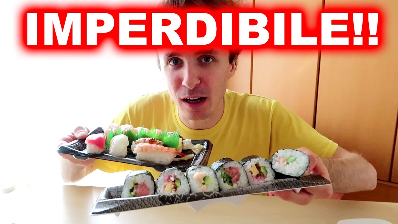 MANGIO SUSHI E VI DICO LA VERITÀ - video imperdibile - guardate fino in fondo..
