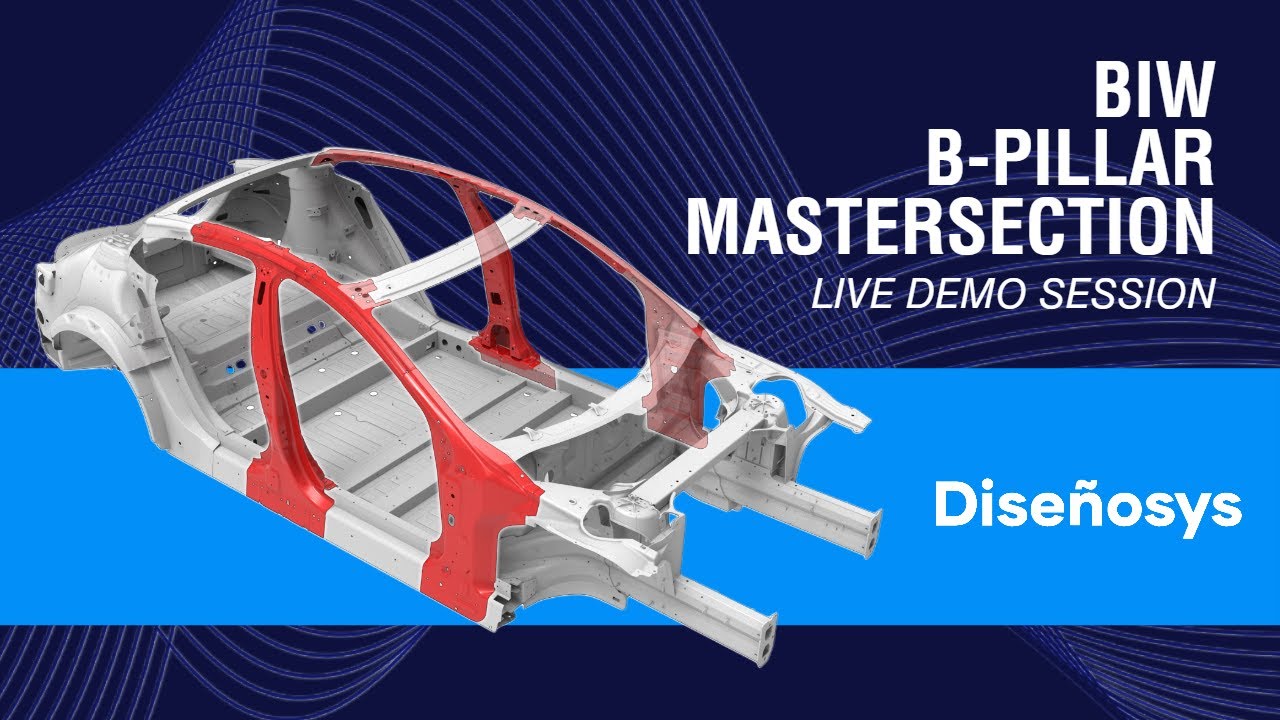 Complete B-Pillar Master Section Design Explained | BIW Automotive CAD Design Tutorial | Disenosys