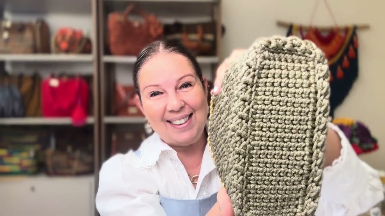 Tutorial Bolsa Musa em Crochê | Passo a Passo com Professora Jaque | Fast Fios