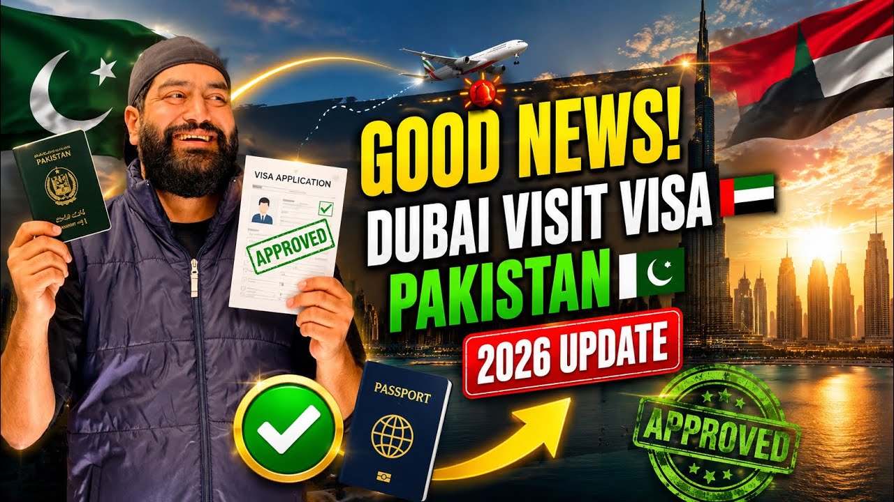 🇦🇪 🇵🇰 Good News for Pakistanis! Dubai Visit Visa 2026 | Apply This Way for 100% Approval?