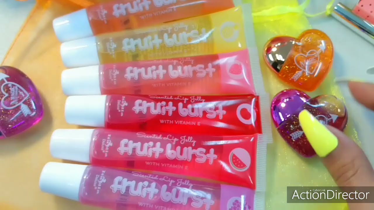 🍭💕What's In My Purse?/ Fruit Burst Jelly Lip Glosses🍍🍎🍓🍇💋2021
