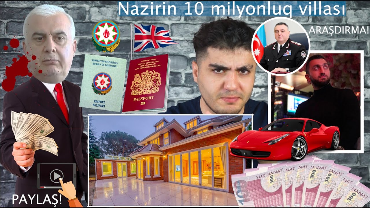 PAYLAŞ! Nazirin Londonda olan 10 milyonluq villası. Xalqın qanını içənlər necə yaşayır?