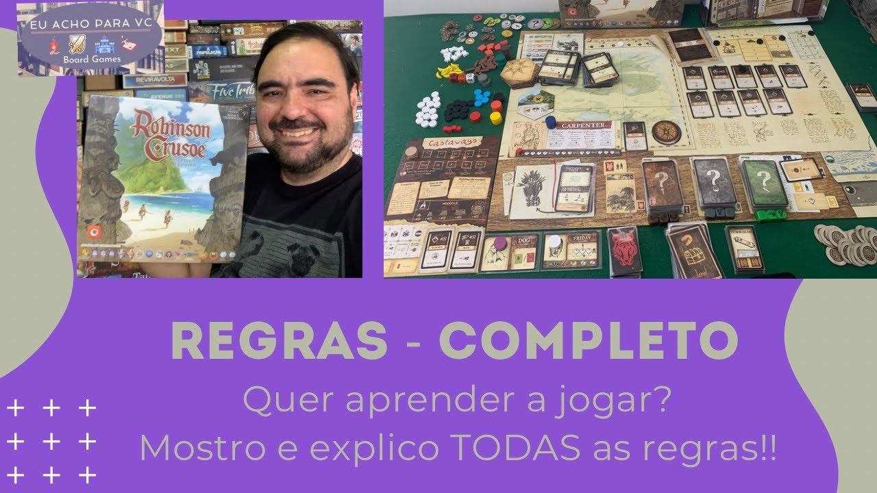 Regras Completo - Robinson Crusoe - Board Game - Z-Man