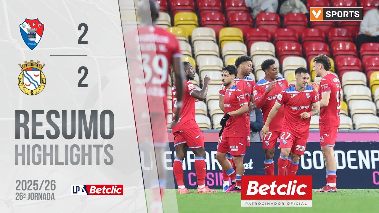 Resumo: Gil Vicente 2-2 Alverca (Liga 25/26 #26)