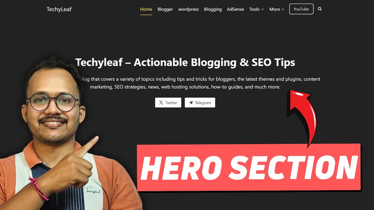 Design a Hero section for Your WordPress Website (Kadence)