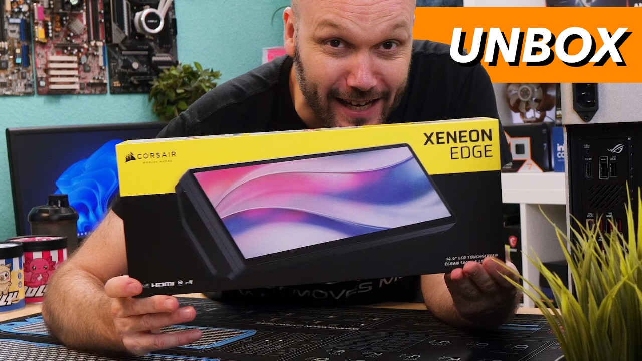 Das Gadget, von dem du nicht wusstest, dass du&rsquo;s brauchst 😵 Corsair XENEON EDGE!