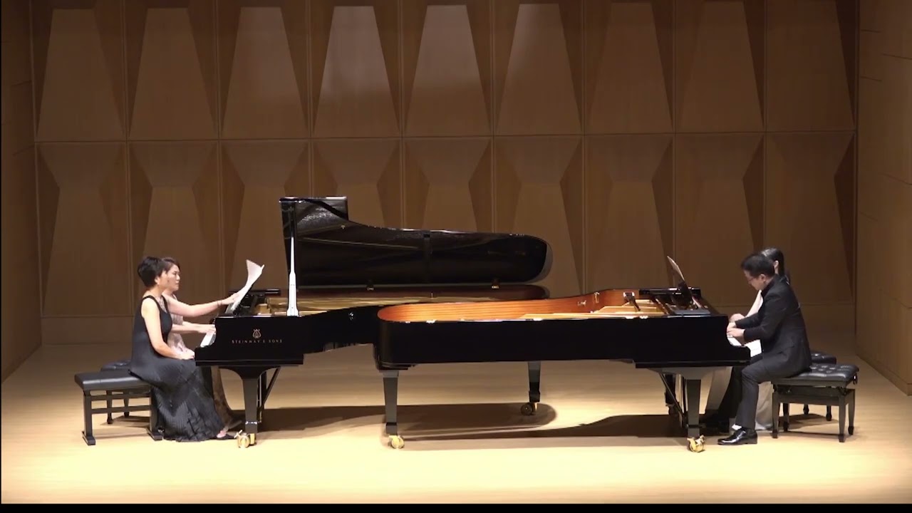 Joo-Hye Lee - Garak Janchi(가락잔치 Korean Folk Music Medley) for 2 Pianos 8 Hands