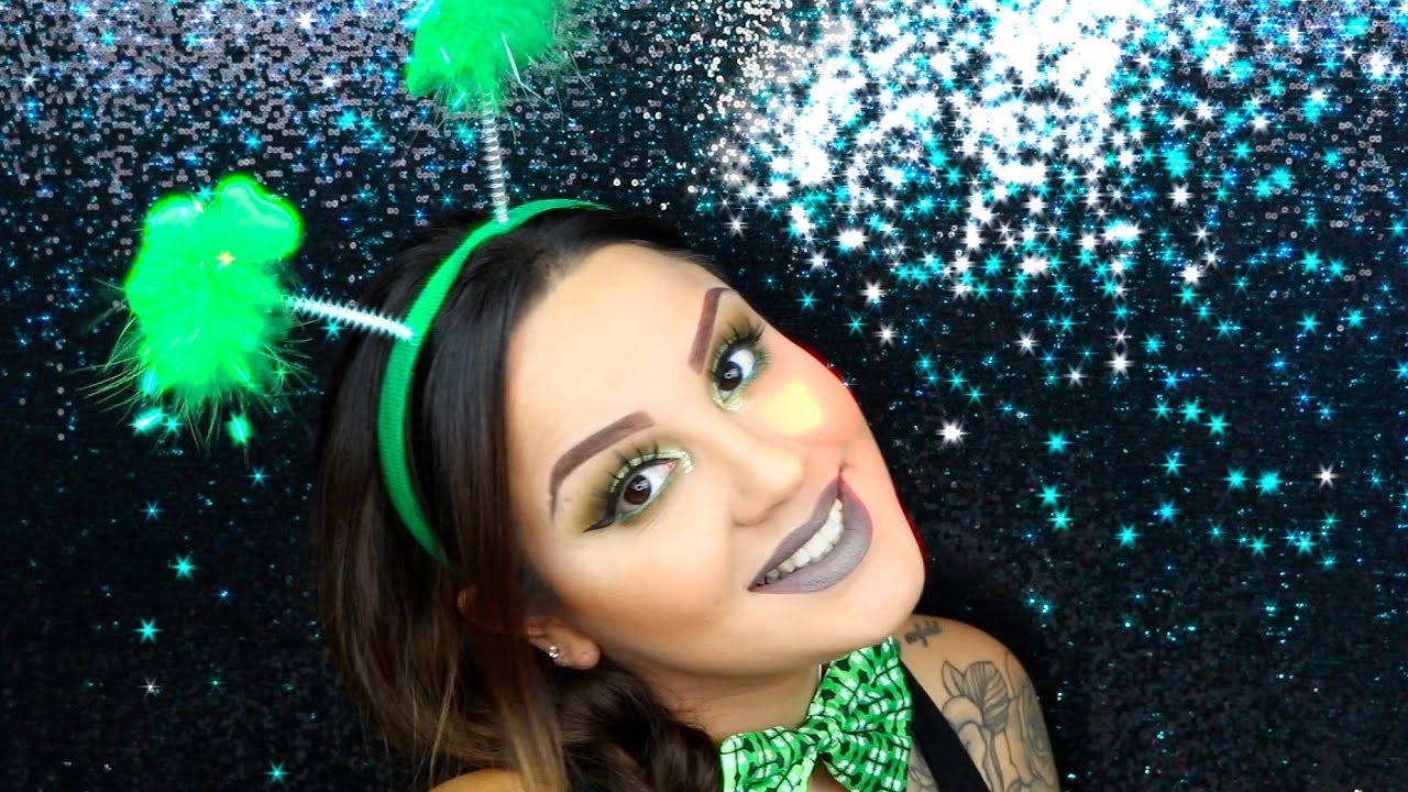 st patricks day makeup look