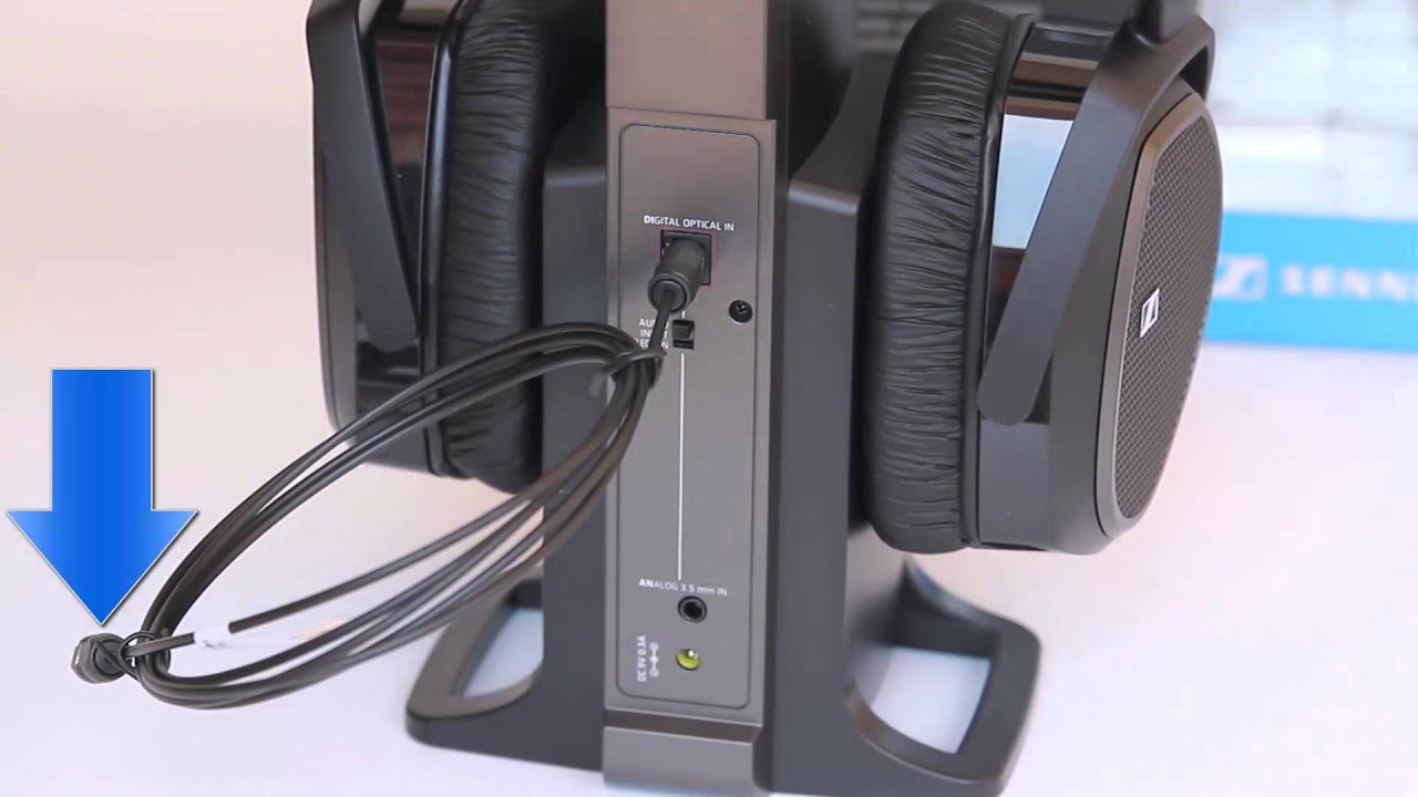 Sennheiser RS 175 Funkkopfhörer Test - Teil 3:Anschluss